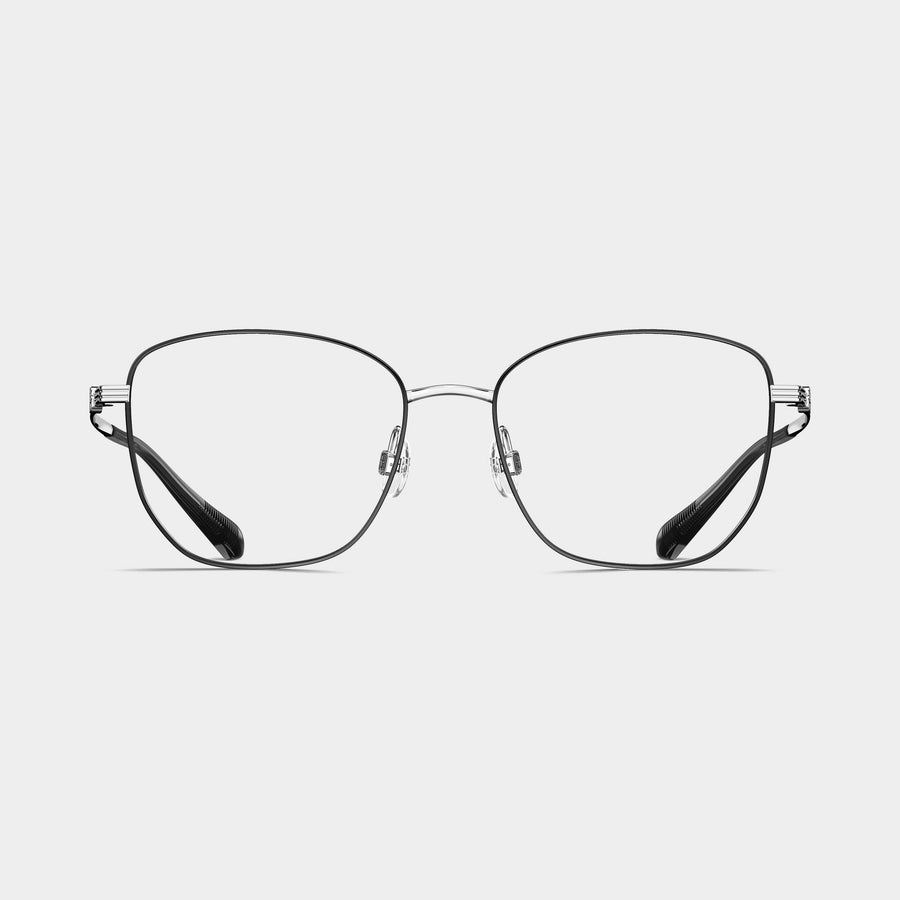 Silver|Matte Black Front Rim