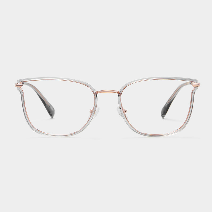 Transparent grey|rose gold