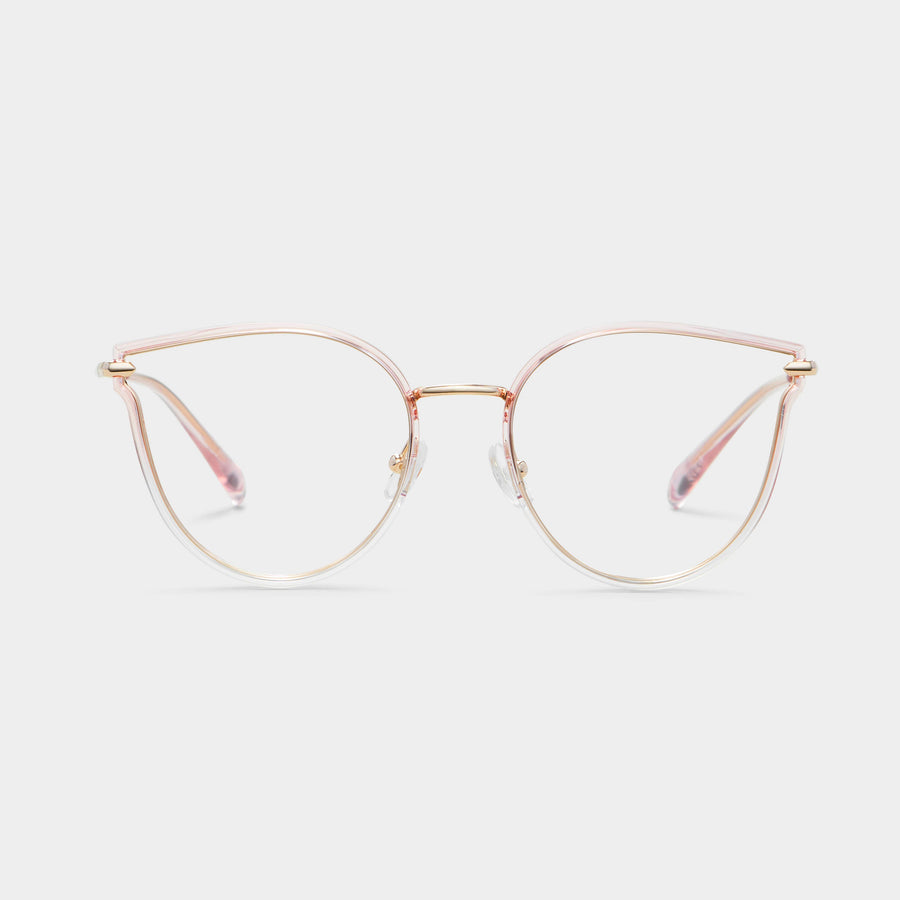 Gradient transparent pink|golden