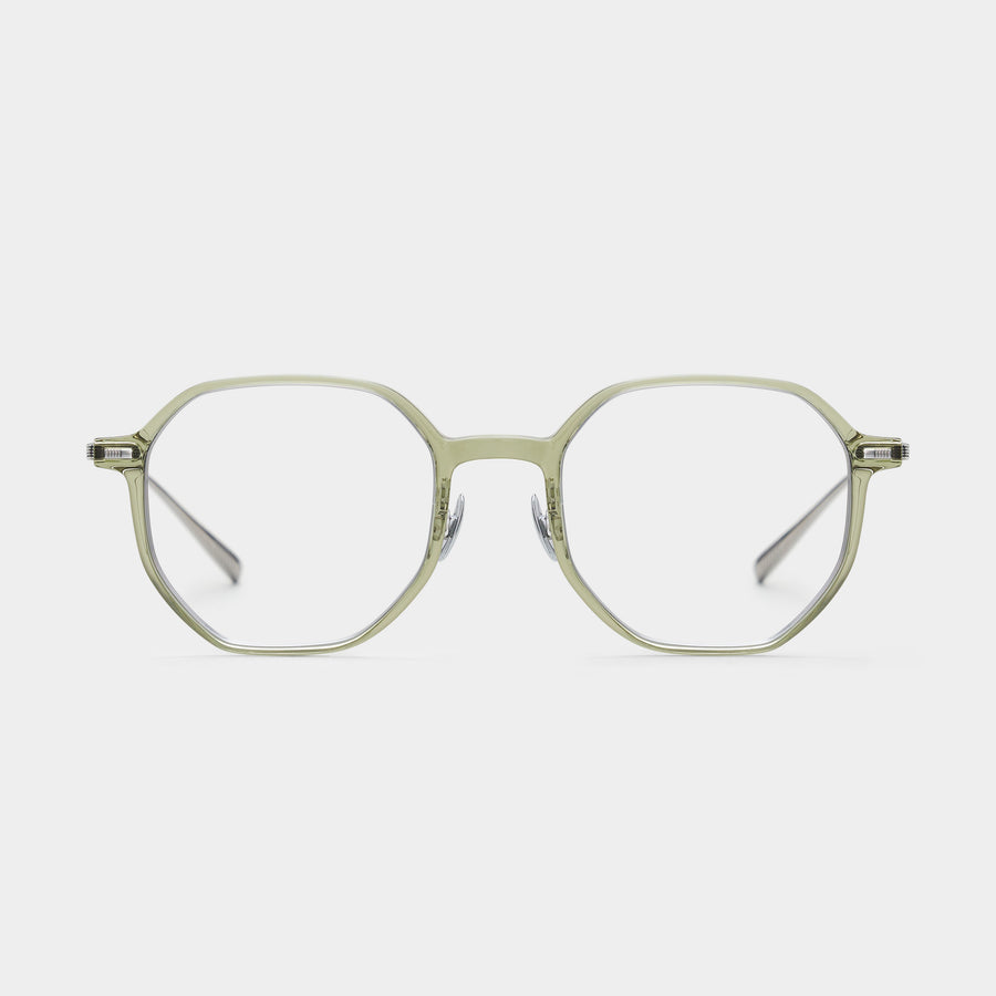 Silver/Transparent Green