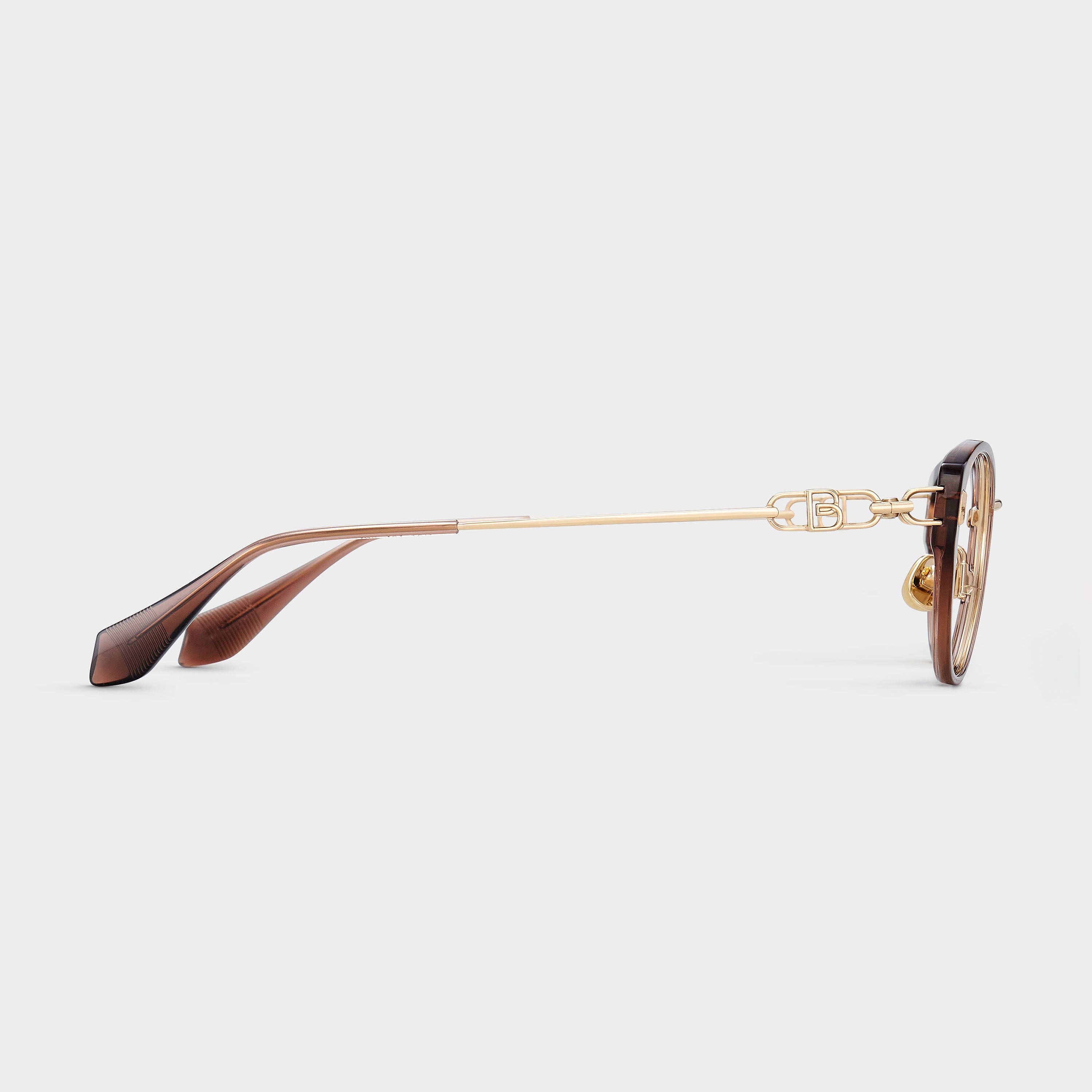 Transparent Brown/Gold