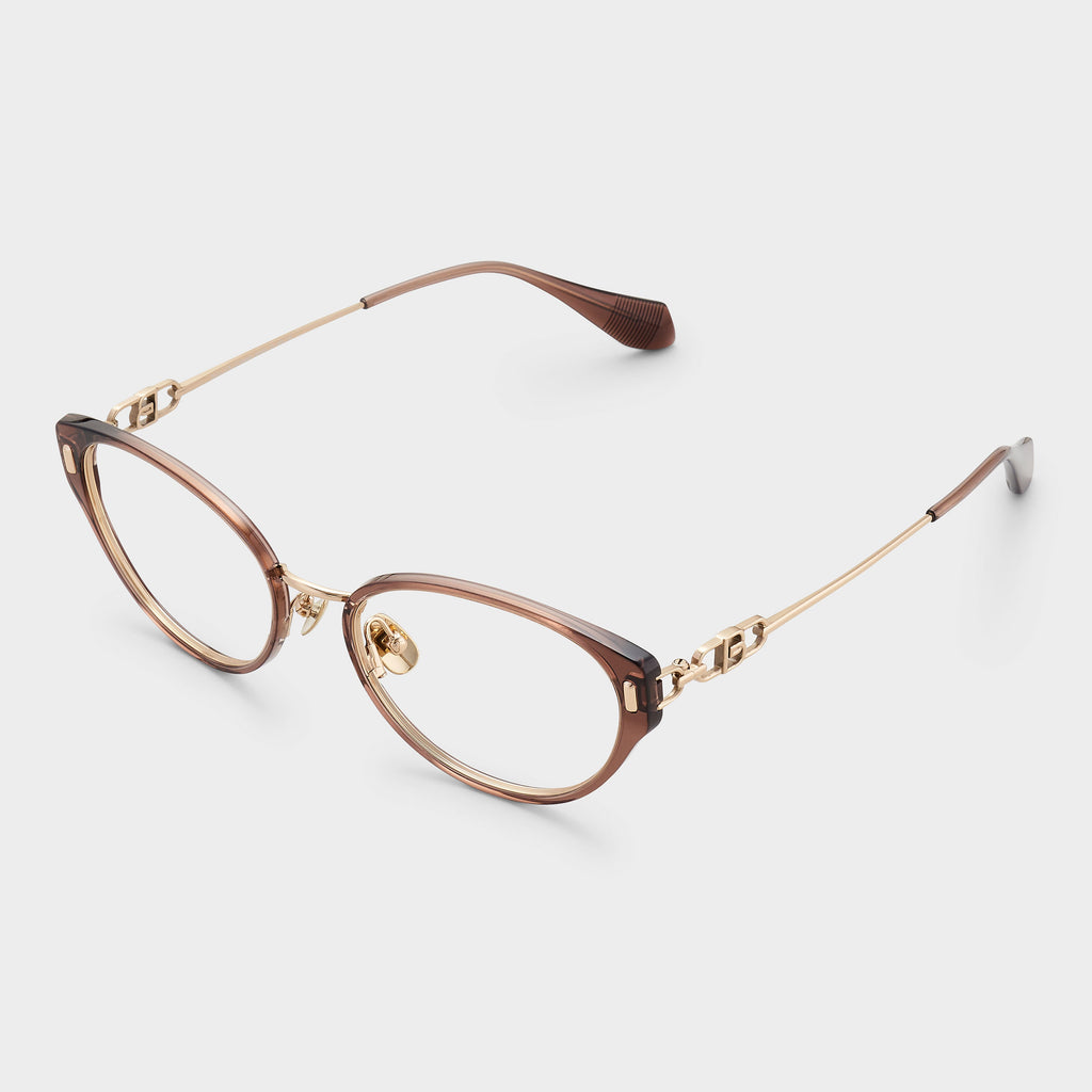 Transparent Brown/Gold