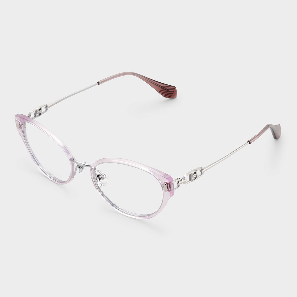 Transparent Light Purple/Silver