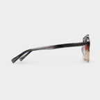 Grayish Red/Transparent dark brown