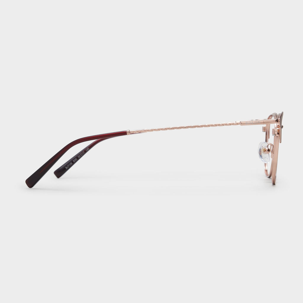 Rose Gold|Transparent Dark Red