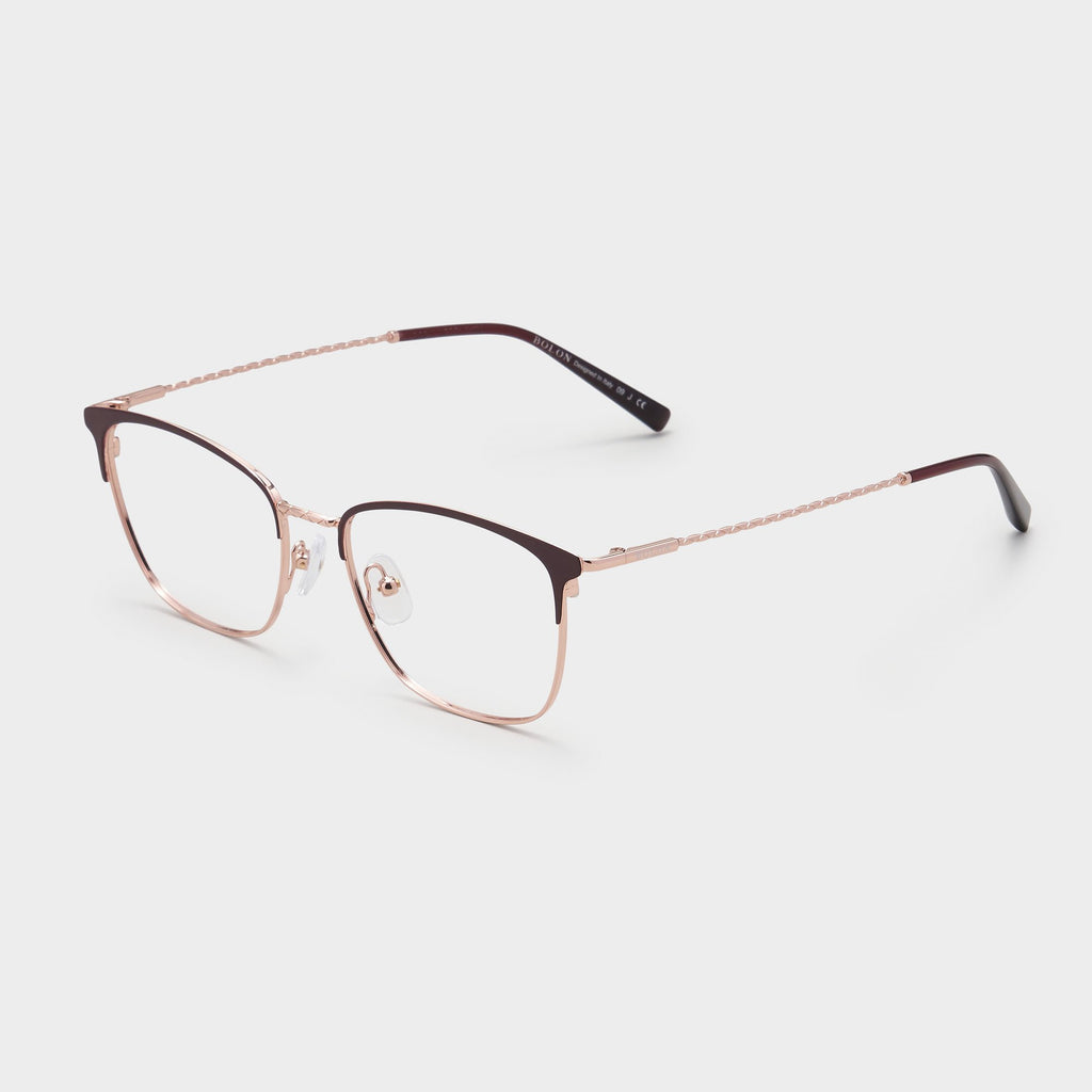 Rose Gold|Transparent Dark Red