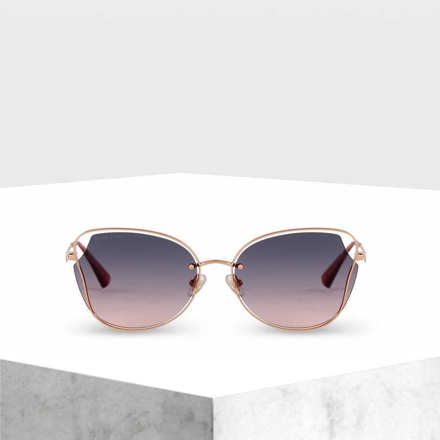 Gray Blue Pink Gradient