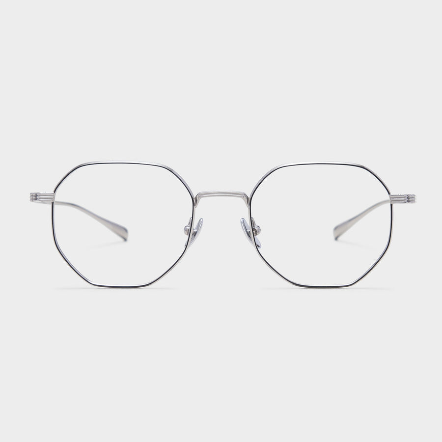 Silver with Black Rim