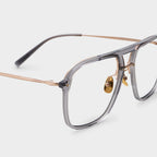 Transparent Gray / Rose Gold