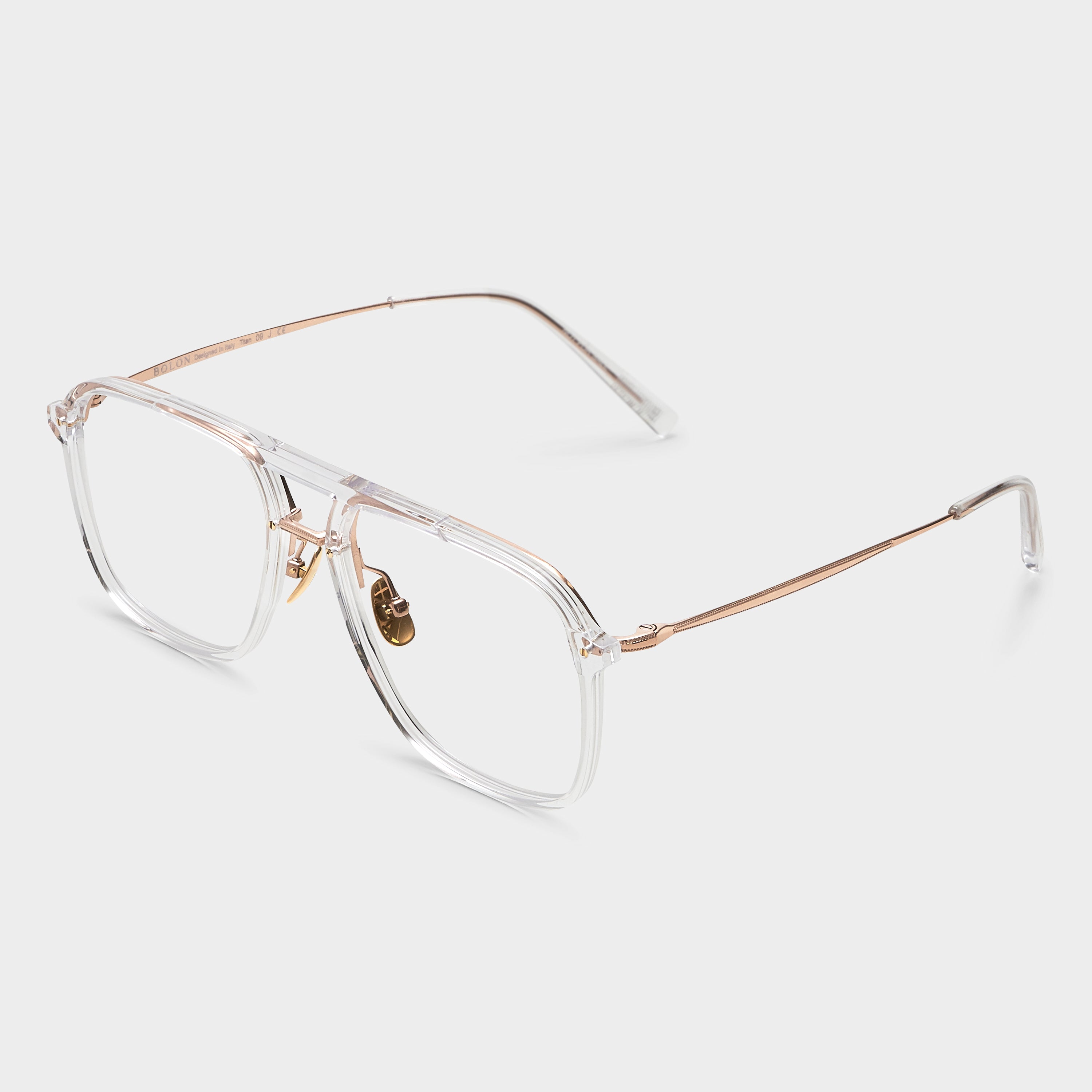 Transparent / Rose Gold