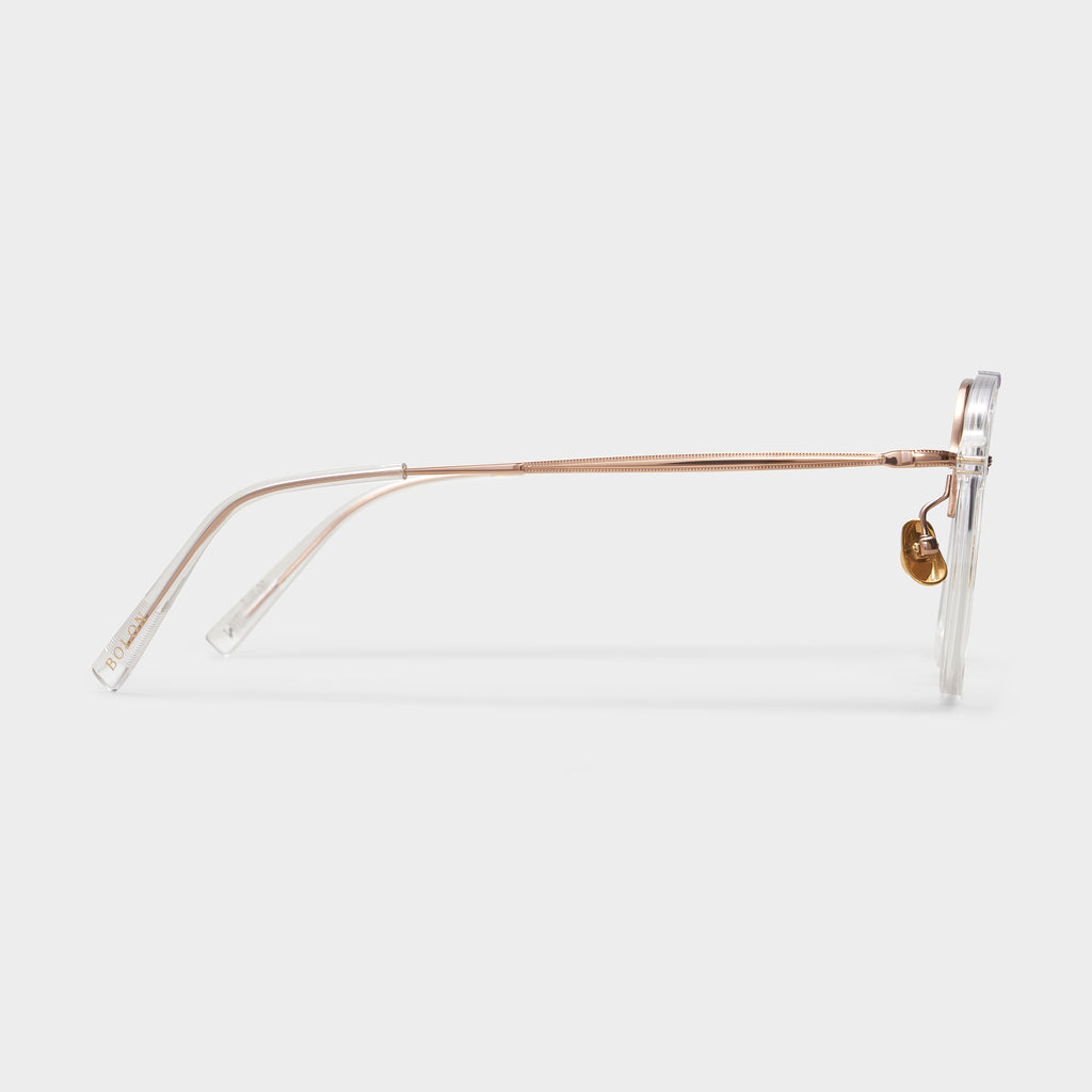 Transparent / Rose Gold