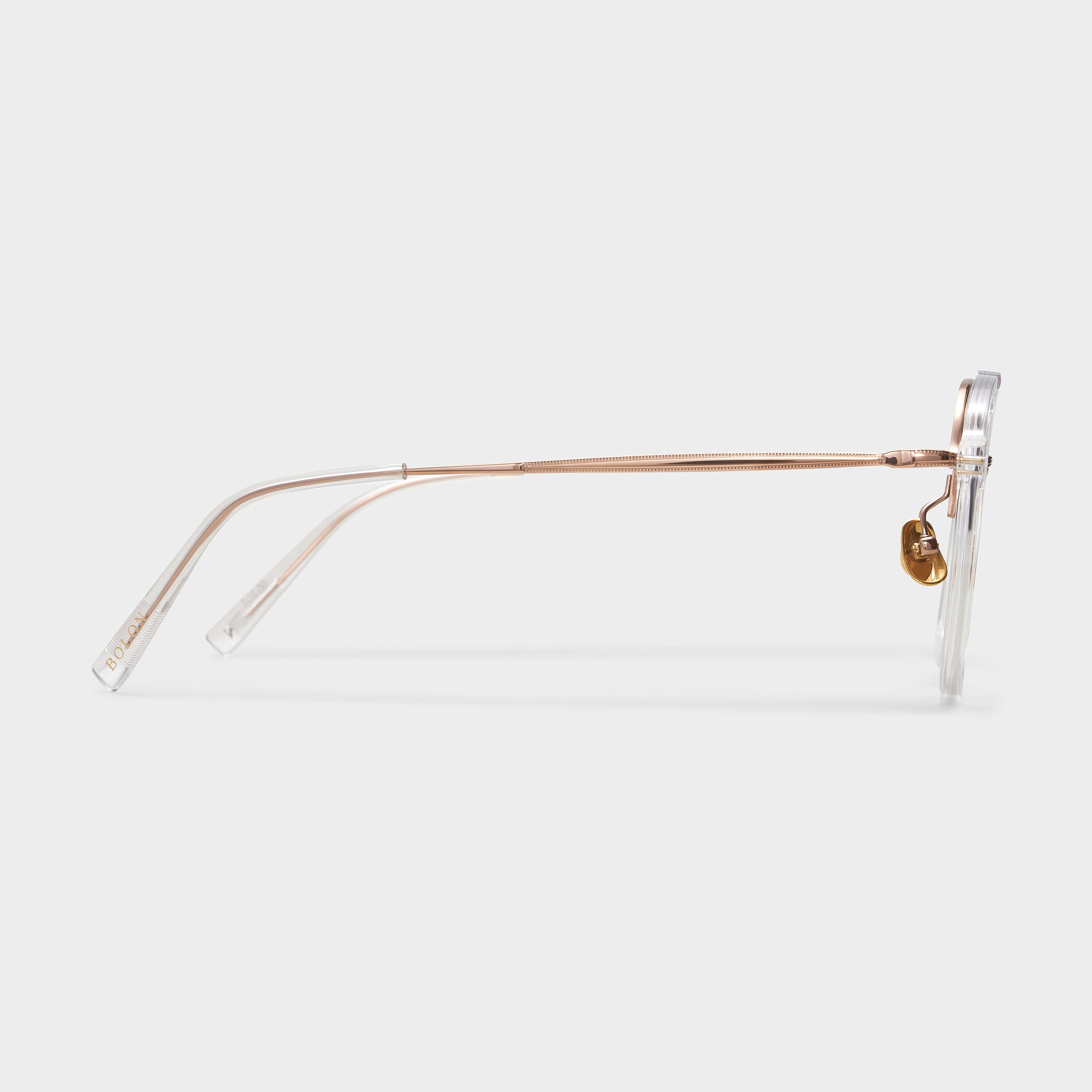 Transparent / Rose Gold