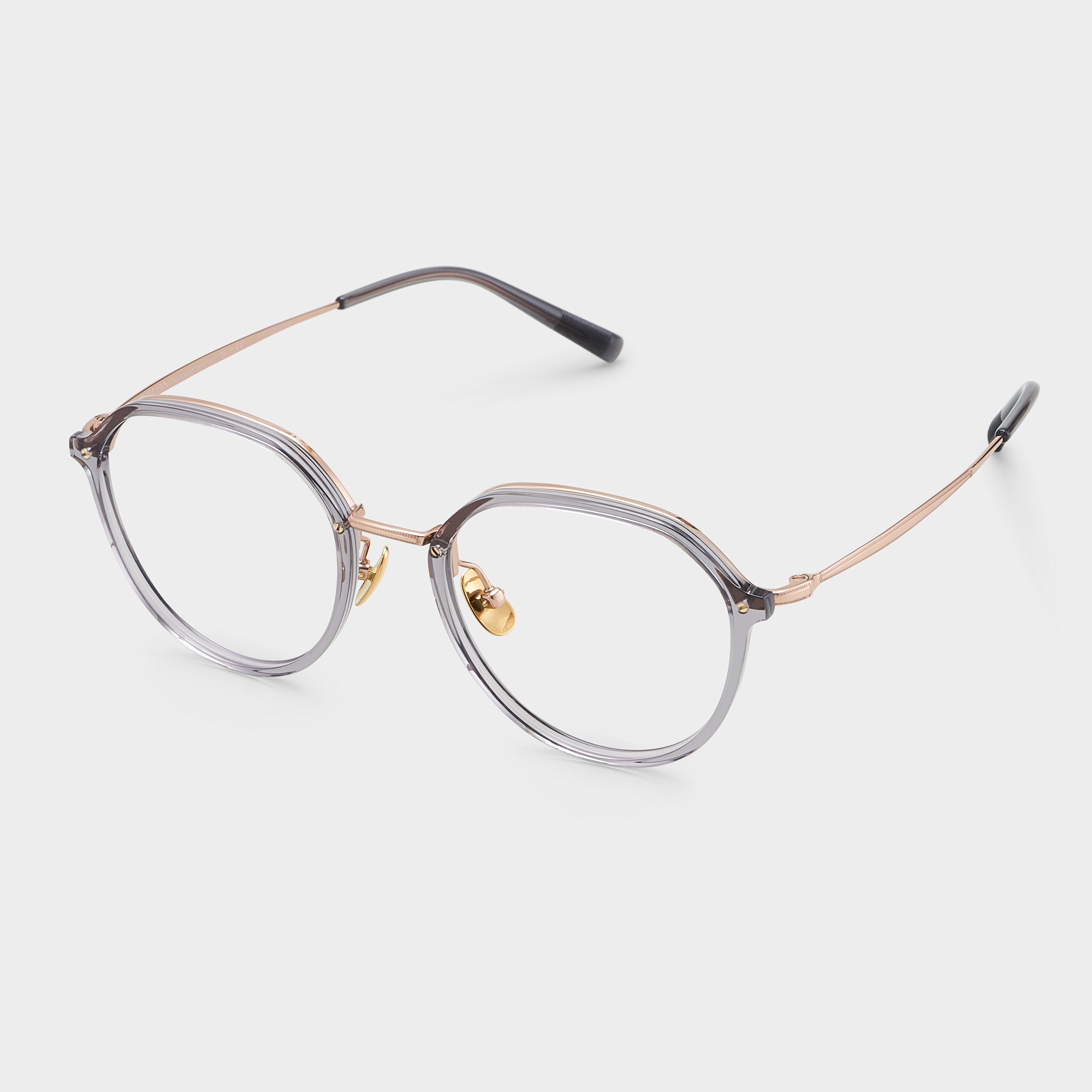 Transparent Gray / Rose Gold