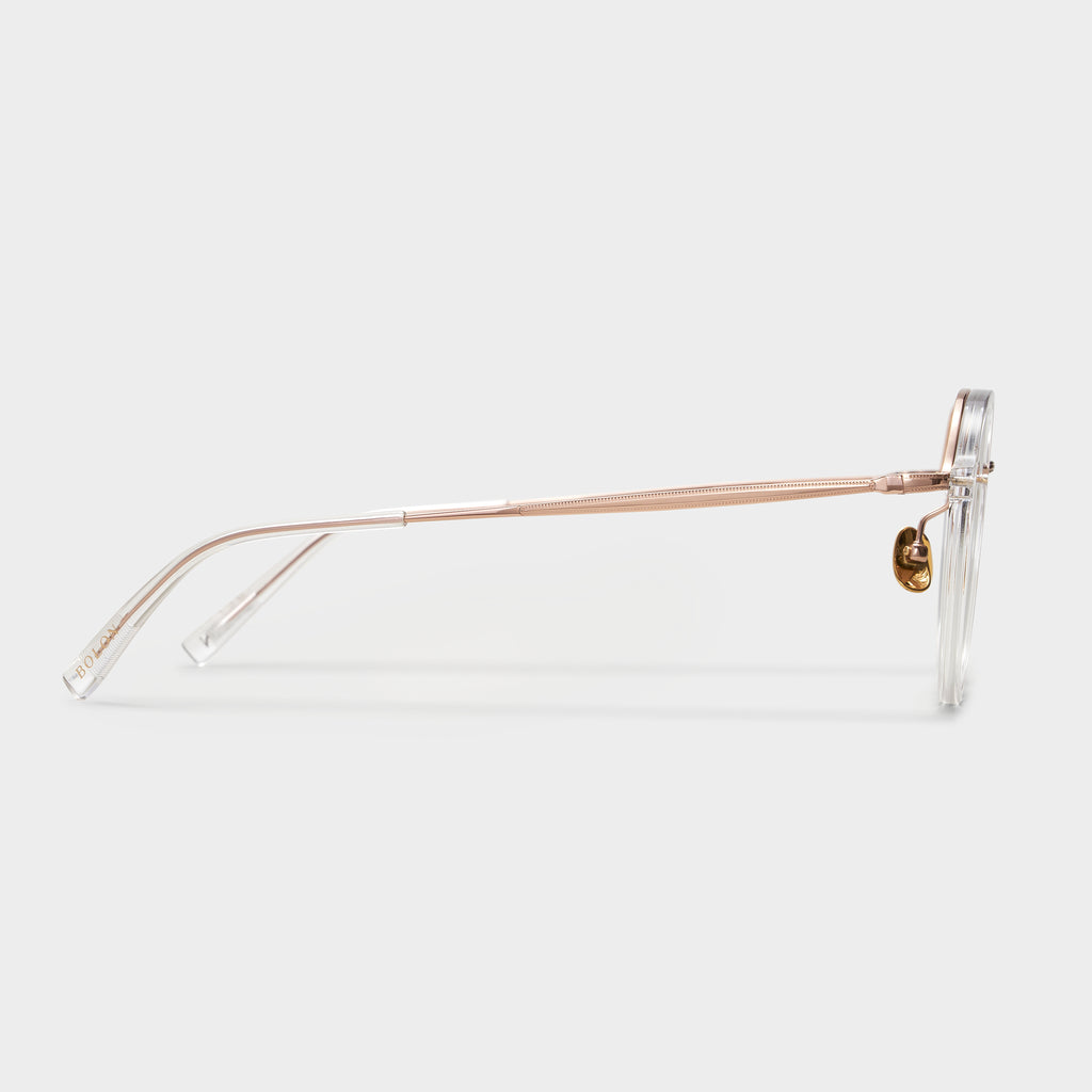 Transparent / Rose Gold